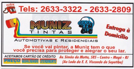 MUNIZ TINTAS